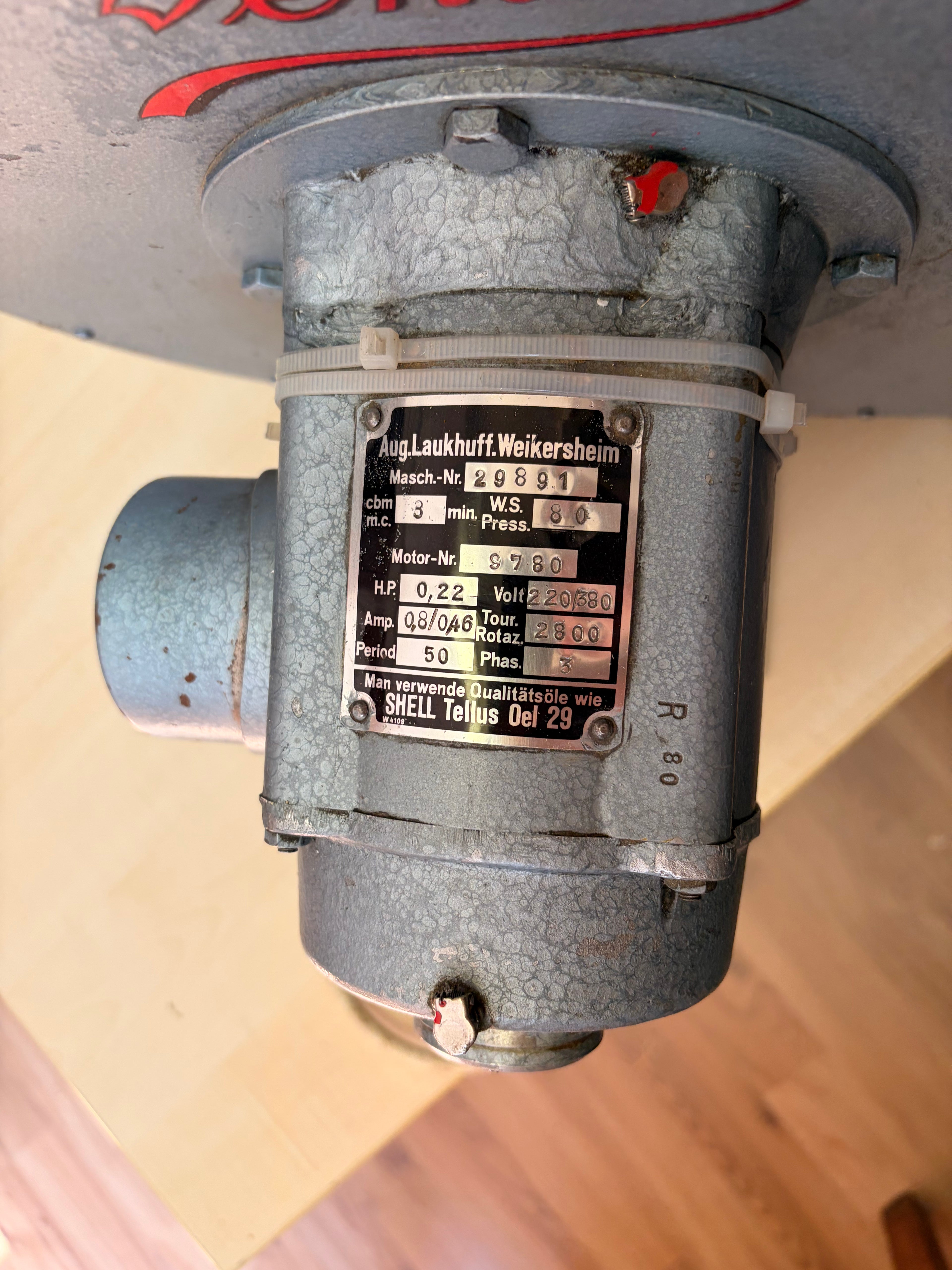 Orgelgebläse Ventus 3 Cbm