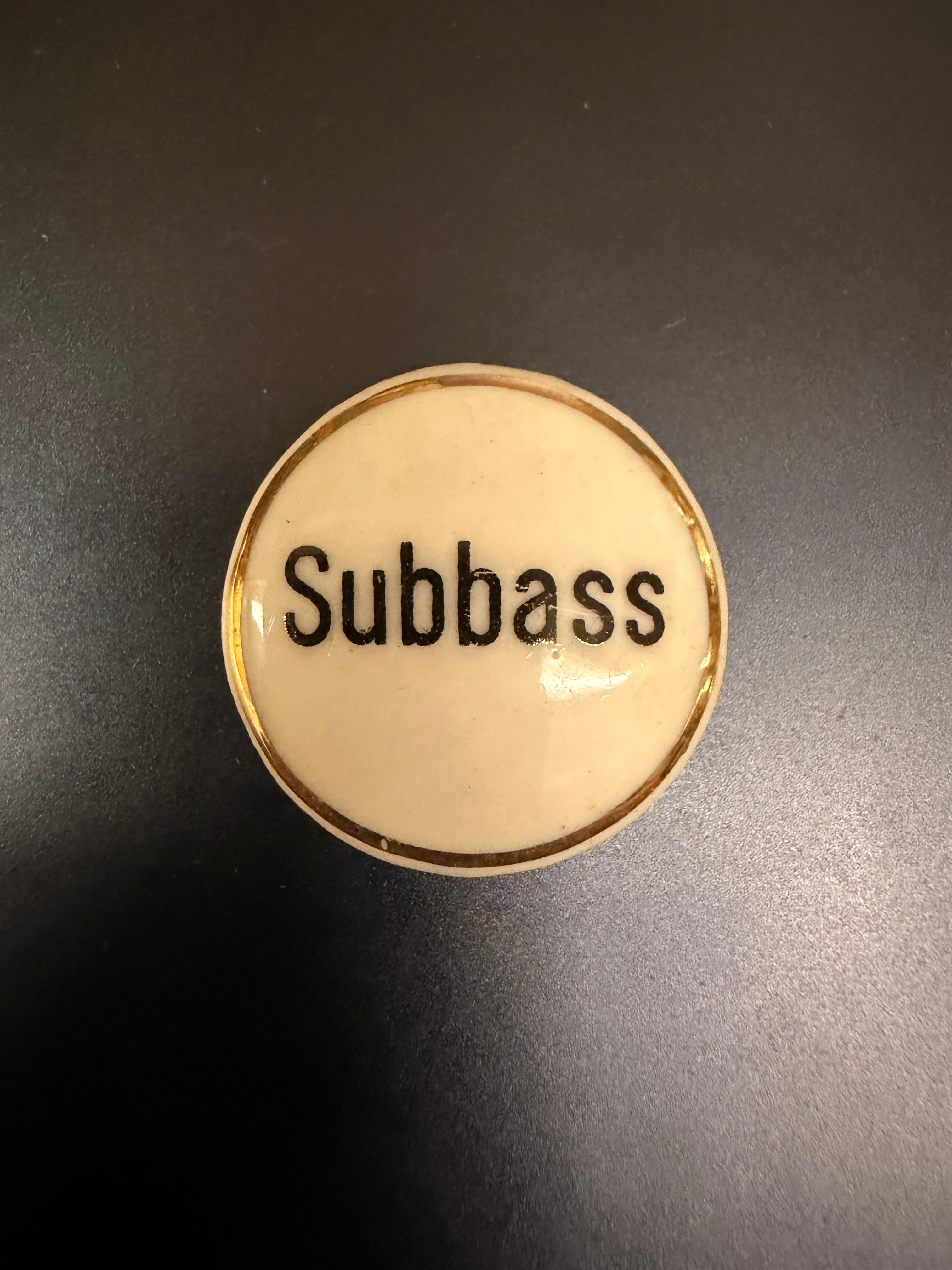 Reisterplättchen Subbass