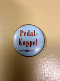 Registerplättchen Pedalkoppel blau